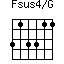 Fsus4/G=313311_1