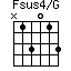 Fsus4/G=N13013_1