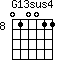 G13sus4=010011_8