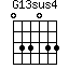 G13sus4=033033_1