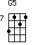 G5=3121_7