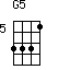 G5=3331_5