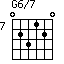 G6/7=023120_7