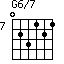 G6/7=023121_7