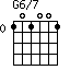 G6/7=101001_0