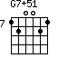 G7+51=120021_7