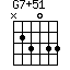 G7+51=N23033_1