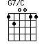 G7/C=120011_1