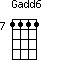 Gadd6=1111_7