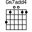 Gm7add4=310011_1