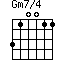 Gm7/4=310011_1