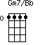 Gm7/Bb=1111_0