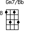 Gm7/Bb=1313_8