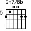 Gm7/Bb=210022_5