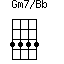 Gm7/Bb=3333_1