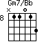 Gm7/Bb=N11013_8