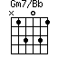 Gm7/Bb=N13031_1