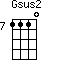 Gsus2=1110_7