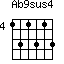 Ab9sus4=131313_4