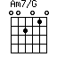 Am7/G=002010_1
