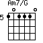 Am7/G=101110_5