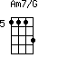 Am7/G=1113_5