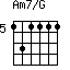 Am7/G=131111_5