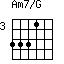 Am7/G=3331_3