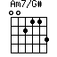 Am7/G#=002113_1