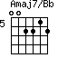 Amaj7/Bb=002212_5