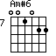 Am#6=001022_7