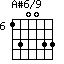 A#6/9=130033_6