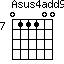 Asus4add9=011100_7