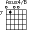 Asus4/B=0100_7