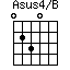 Asus4/B=0230_1