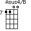 Asus4/B=1100_7