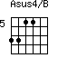 Asus4/B=3311_5