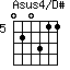 Asus4/D#=020311_5