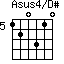 Asus4/D#=120310_5