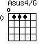 Asus4/G=0111_0