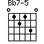 Bb7-5=012130_1