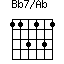 Bb7/Ab=113131_1