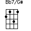 Bb7/G#=2131_1