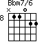 Bbm7/6=N11022_8