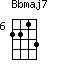 Bbmaj7=2213_6