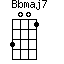 Bbmaj7=3001_1