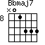 Bbmaj7=N01333_8