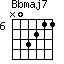 Bbmaj7=N03211_6