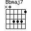 Bbmaj7=N03331_1