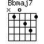 Bbmaj7=N10231_1
